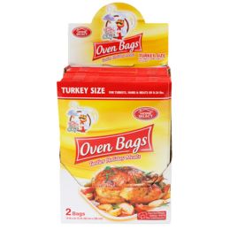 24 Bulk Oven Bags 2ct Turkey Size W/display