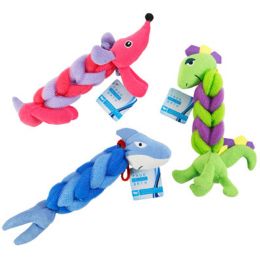 24 Bulk Bath Sponge Animal 3ast13in L 3ast Dog/shark/dino Hba/ht
