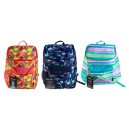 24 Bulk Cooler Back Pack Insulated 3 Assorted Prints See N2 Polar Pack