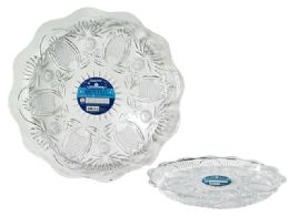48 Bulk TRAY Round 13.5" Diameter X1.25" High Crystal