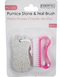 48 Bulk Pumice Stone & Nail Brush