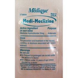 1000 Bulk Medique MedI-Meclizine For Motion Sickness