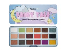 60 Bulk Fairy Tale 18 Color Eyeshadow Palette In Tin Case