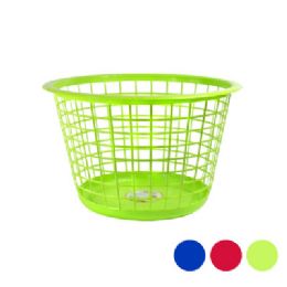 48 Bulk Laundry Basket Med 4 Colors #1418