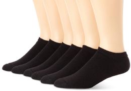 300 Bulk Yacht & Smith Women's Cotton Black No Show Ankle Socks