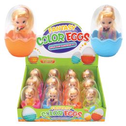 12 Bulk Fantasy Color Surprise Eggs Girls