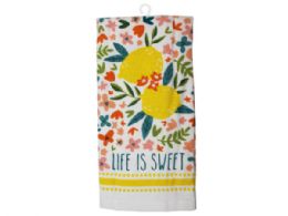 54 Bulk Mainstays 15 In X 25 In Kitchen Towel In Life Is Sweet Design