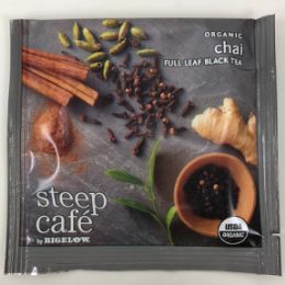 50 Bulk Steep Caft By Bigelow Organic Chai Black Tea