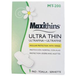 200 Bulk Maxithins Ultra Thin Maxi With Wings