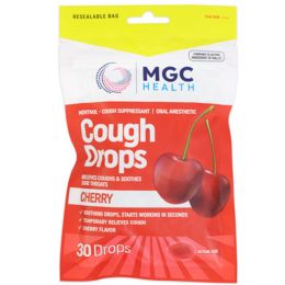 144 Bulk Cough Drops 30ct Cherry Mgc Health