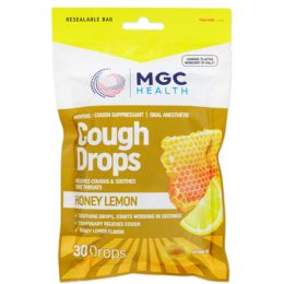 144 Bulk Cough Drops 30ct Honey Lemon Mgc Health