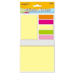 48 Bulk Neon Stick On Booklet