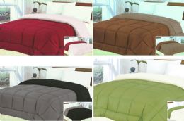 4 Bulk Twin Comforter In Assorted Colors 66x86