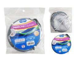 96 Bulk 2-Layer Mesh Laundry Bags In Gray And White