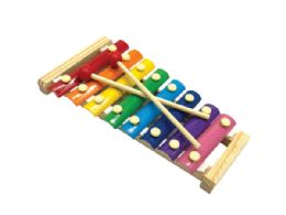 24 Bulk Rainbow Xylophone Instrument With Sticks