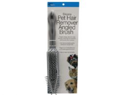 24 Bulk Silicone Pet Hair Remover Angled Brush