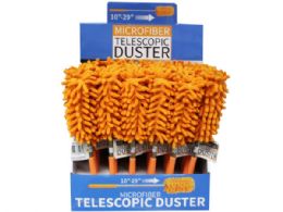 24 Bulk Lightweight Microfiber Telescopic Duster Countertop Display
