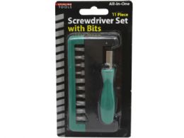 36 Bulk AlL-IN-One 11 Piece Screwdriver With Bits
