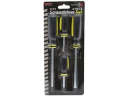 48 Bulk 4 Pack Philips And Slotted Screwdriver Set