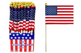 72 Bulk American Flags 3 Pack