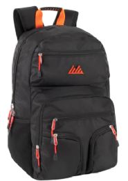 24 Bulk 19-Inch Mountain Edge Multi Pocket Backpack W Laptop Sleeve