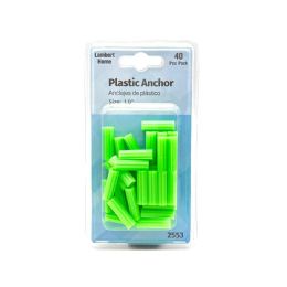 24 Bulk Plastic Anchor 40 Pcs Pack - 1"