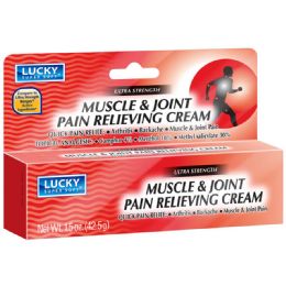 24 Bulk Lucky Super Soft Pain Relieving Cream 1.5 Oz Muscle & Joint