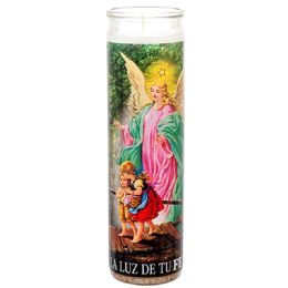 12 Bulk VeL-Mex Candle 1 Ct Santo Angel De La Guarda