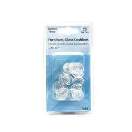 24 Bulk Furniture Glass Cushions - 0.7" - 20pcs Pack