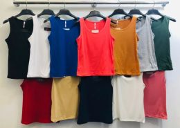 144 Bulk Women's Assorted Colors Camisole Tops