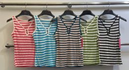 96 Bulk Women's Assorted Colors Camisole Tops