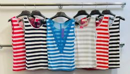 72 Bulk Women's Assorted Colors Cotton Camisole Tops