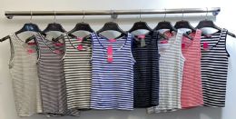 72 Bulk Women's Assorted Colors Cotton Camisole Tops