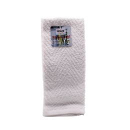 24 Bulk Cotton Kitchen Towel 15"x25" White