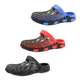 36 Bulk Men's Two Tone Clog Assorted