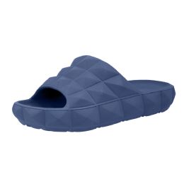 12 Bulk Men's Diamond Slide Navy