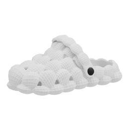12 Bulk Big Kid's Peanut Clog White