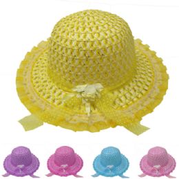 12 Bulk Soft & Beautiful Baby Girl Sun Protection Hat