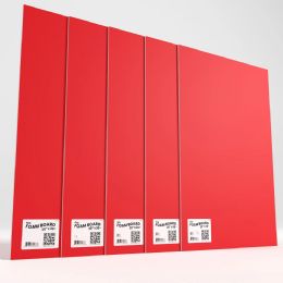 25 Bulk Red Foam Boards - 20 X 30 Inches