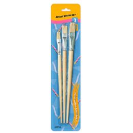 48 Bulk Artist Brushes 3 -pack Size 81012 Blistered