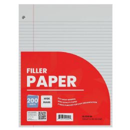 24 Bulk WidE-Ruled Filler Paper - 200 Sheets
