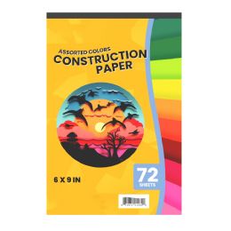 48 Bulk Construction Paper Pad 6X9 72 Sheets