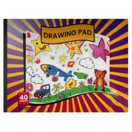 48 Bulk Drawing Pad 9x12" 40 Sheets