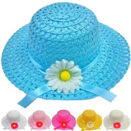 12 Bulk Baby Kid's Summer Daisy Sun Hat