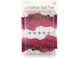 36 Bulk File It Pro 12 Pack Mini Fashion Nail Files