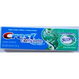 36 Bulk Crest Complete MultI-Benefit Whitening Toothpaste Plus Scope