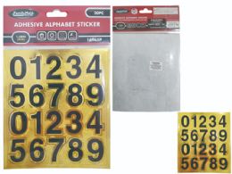 144 Bulk Vinyl Adhesive Number Stickers 0-9 3.75"h
