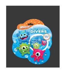 6 Bulk Silly Splash Divers Toy
