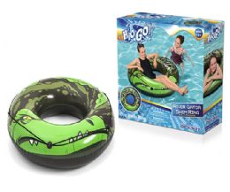 6 Bulk Inflatable River Gator Swim Ring