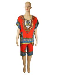 72 Bulk Womens Dashiki Outfit Set With Shorts